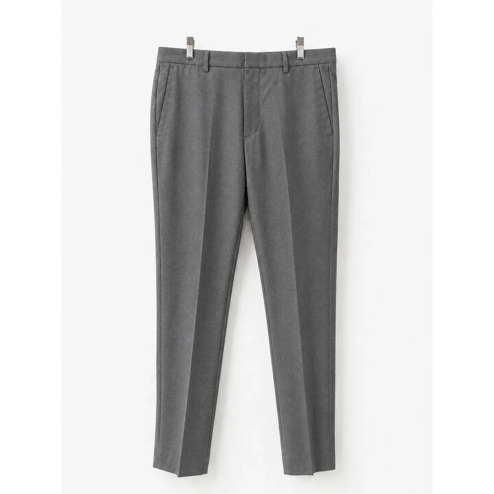 JCrew 33x32 Black 100% Wool Thompson G1747 Slim Dress Mens Pants